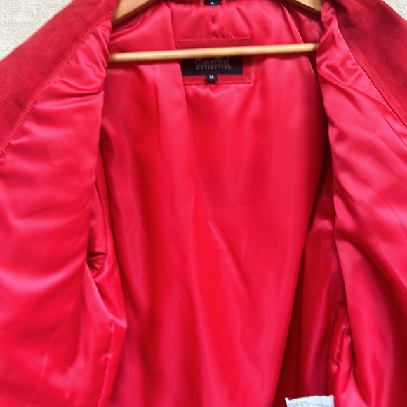 Excelled Collection Medium Red Embroidered Jacket - Picture 3 of 8